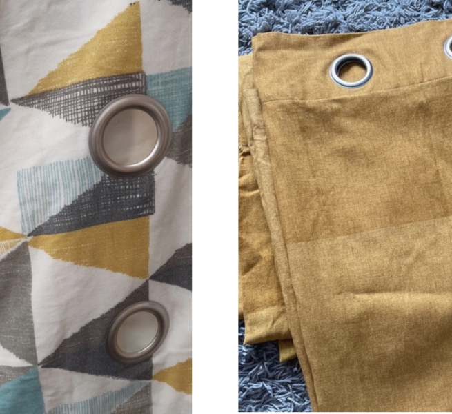 2 sets curtains in one room. Do they need to match?