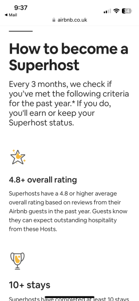 Air BnB - don't want to leave a review