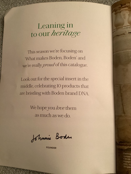 Boden catalogue…