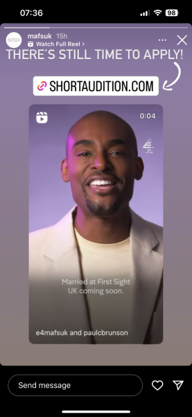 MAFS UK coming soon.   Even if it is not what you ordered.