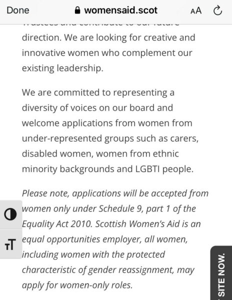 Scottish women - speak up now while you still can.