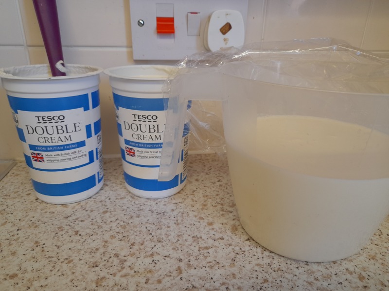 I have just made butter...