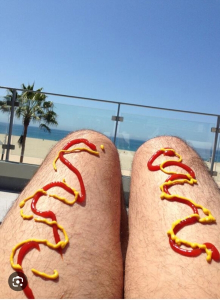 Husband's Colleague- Leg Pic.