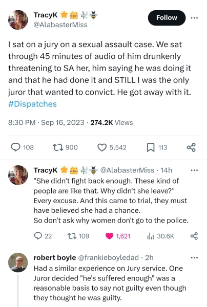 Why didn't they go to the police? (TW)