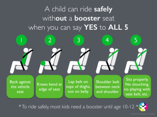 DD is 152cm tall and 8 yo. What to do about car seats?