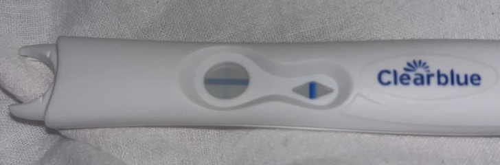 Clearblue evap or positive