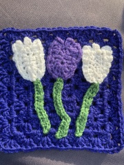 Woolly Hugs: A blanket in memory of JanH.