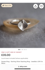 fake engagement ring