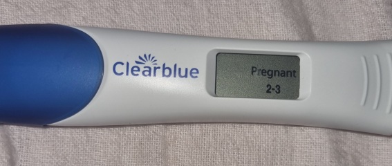 Pregnancy after chemical and line progression