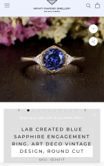 fake engagement ring
