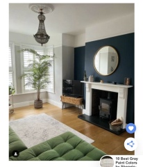 Hague Blue or Smoke Green
