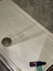 To be upset that my boyfriend left my bathroom like this