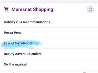 Mumsnet Shopping feed?