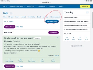 How to search for your own posts?
