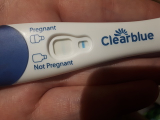 Clear blue 6 days early?