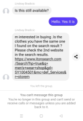 Facebook selling scammers