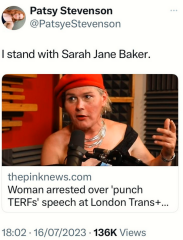 "If you see a terf ... " Sarah Jane Baker thread 2