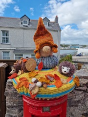 To think that postbox toppers are an aberration and those who produce them should be shot at dawn (I should say 'light hearted' here but it goes against the grain)