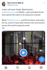 "Heart of Invictus" documentary series, streaming 30 August 2023