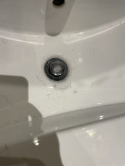 To be upset that my boyfriend left my bathroom like this