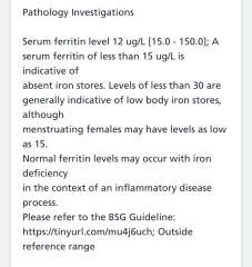 Blood results help