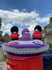 To think that postbox toppers are an aberration and those who produce them should be shot at dawn (I should say 'light hearted' here but it goes against the grain)