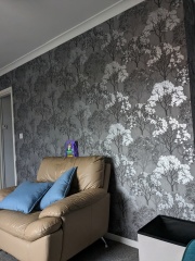 This wallpaper for my living room?