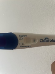 Clear blue test. Evap line or positive
