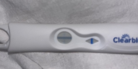 Clearblue evap or positive