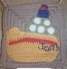 Woolly Hugs: A blanket in memory of JanH.