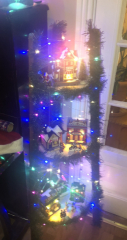 Starting a christmas village display