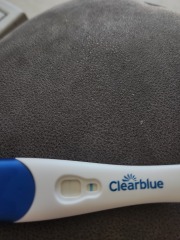 Clear blue test. Evap line or positive