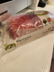 Mince - pack puffed up