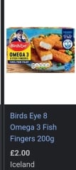 Fish fingers, waffles, and bog roll