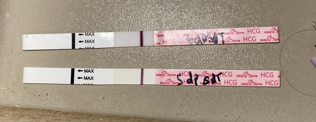 Ivf 6dp5dt / 11dpo faint line help ??