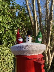 To think that postbox toppers are an aberration and those who produce them should be shot at dawn (I should say 'light hearted' here but it goes against the grain)