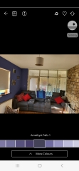 Design/ style help for dated living room - pics included