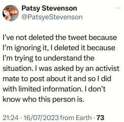 "If you see a terf ... " Sarah Jane Baker thread 2
