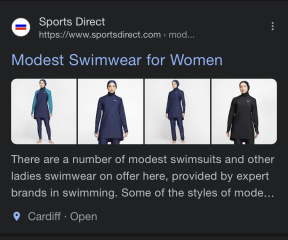 To think that girl's and women's swimsuits are sexualised