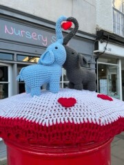 To think that postbox toppers are an aberration and those who produce them should be shot at dawn (I should say 'light hearted' here but it goes against the grain)