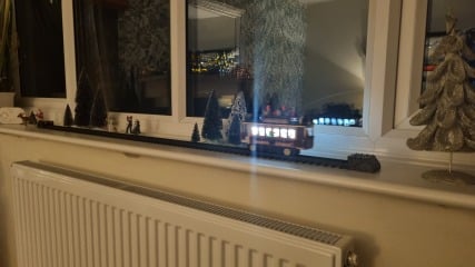 Starting a christmas village display