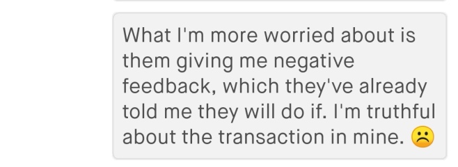 Anyone have experience of Vinted removing an unfair seller review?