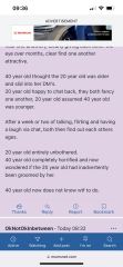 20 and 40 year old women