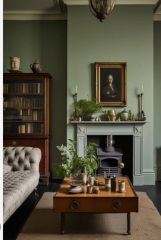 Olive/warm green paint