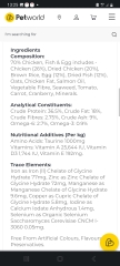 Cat food with high protein/ meat content?