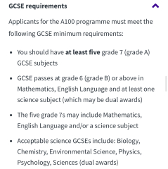 Conditional offer for 6th form