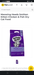 Cat food with high protein/ meat content?