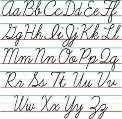 School have asked year 4 children to switch from Cursive