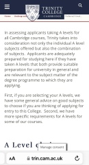 A-level choices to keep options open