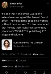 Who has most disappointed you?